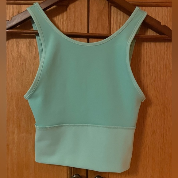 Lululemon Power Pivot Everlux Tank Top Motif Mint Green Reversible - Picture 12 of 14